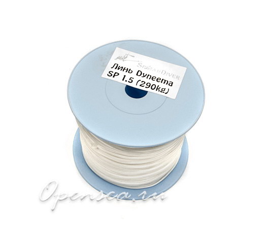 Линь Dyneema D1,5 мм (нагрузка 290 кг) за 1 м