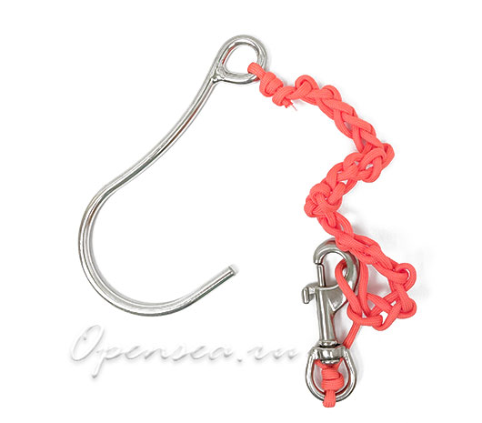 Крюк рифовый R-Hook с карабином и линем