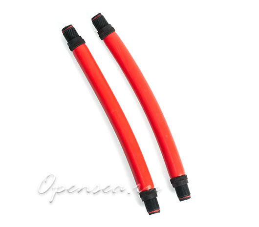 Тяги резиновые Sargan D16 мм x 13 см красный