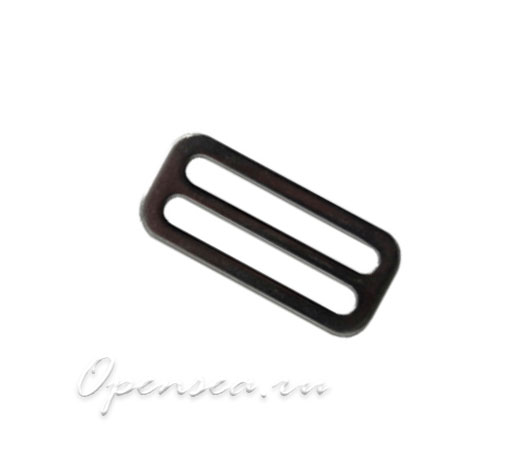 Пряжка двухщелевая сталь Sublife (под стропу 50 мм)