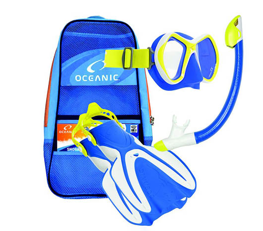 Набор для сноркелинга Oceanic (маска+трубка+ласты) подростковый, р L/XL (32-36)