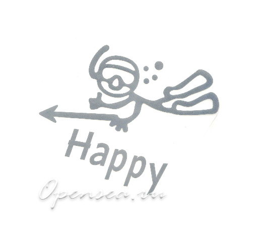 Наклейка HAPPY