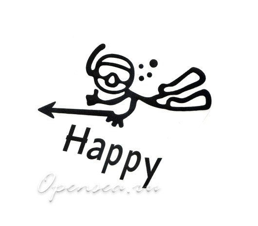 Наклейка HAPPY