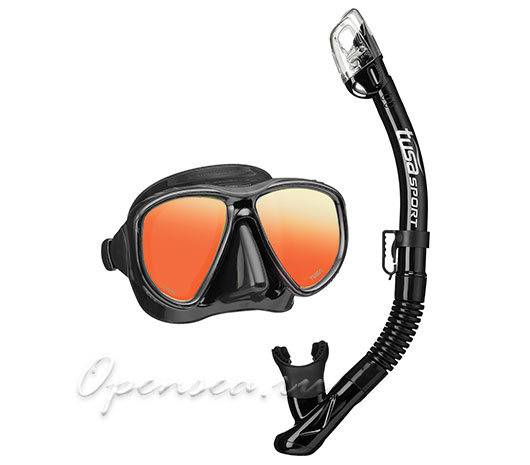 Комплект TUSA: маска Powerview + трубка TUSA Sport USP250