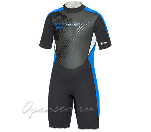 Гидрокостюм детский Bare Manta Shorty 2 мм
