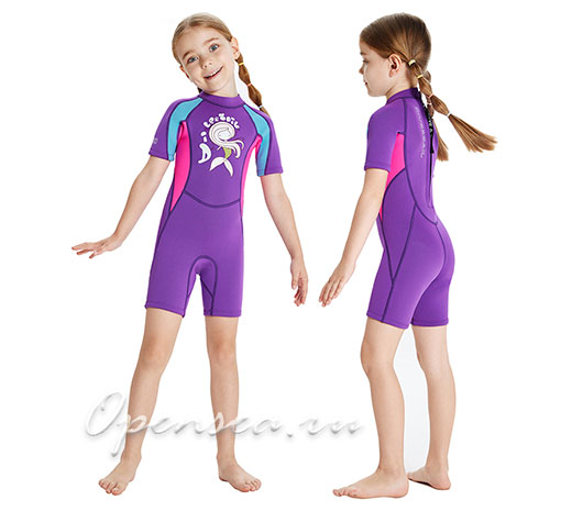 Гидрокостюм детский DiveSail Princess Shorty 2,5 мм