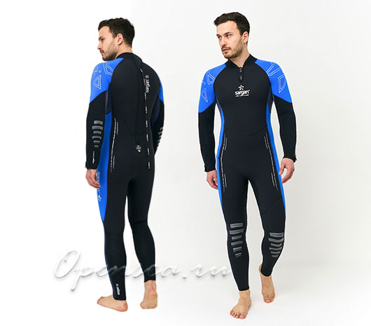 Гидрокостюм Sargan Nero 2.0 Zip 5 мм