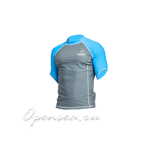 Футболка лайкровая SARGAN RASH GUARD с коротким рукавом мужская