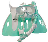 Комплект FanDiver маска + трубка + ласты
