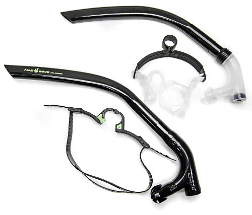 Фронтальные трубки Mad Wave Snorkel Trainer и Pro Snorkel 