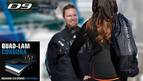 Cухой гидрокостюм Waterproof D9 Breathable