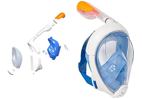 Полнолицевая маска Tribord Easybreath